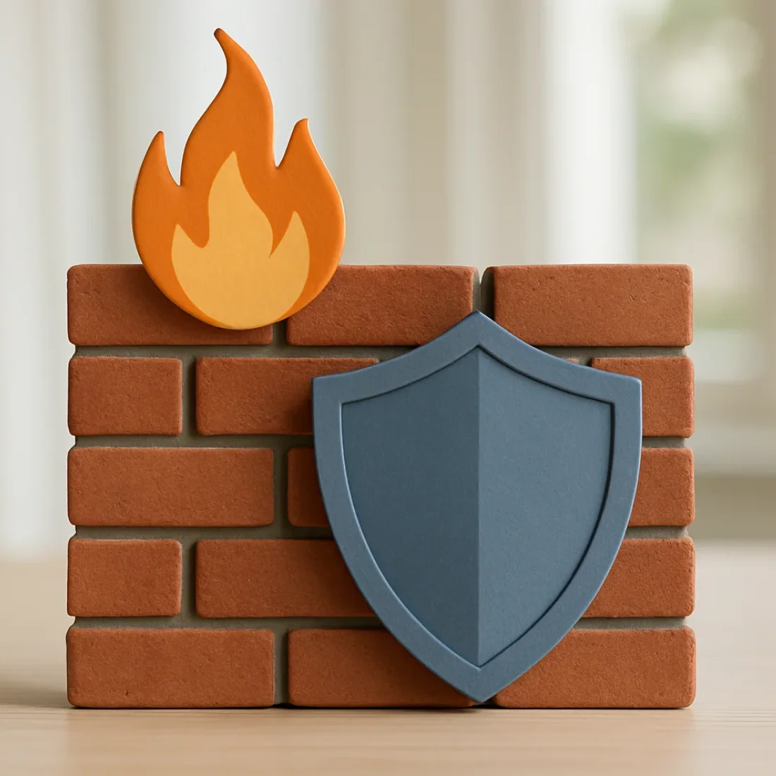 firewall protection digital illustration, flat, modern